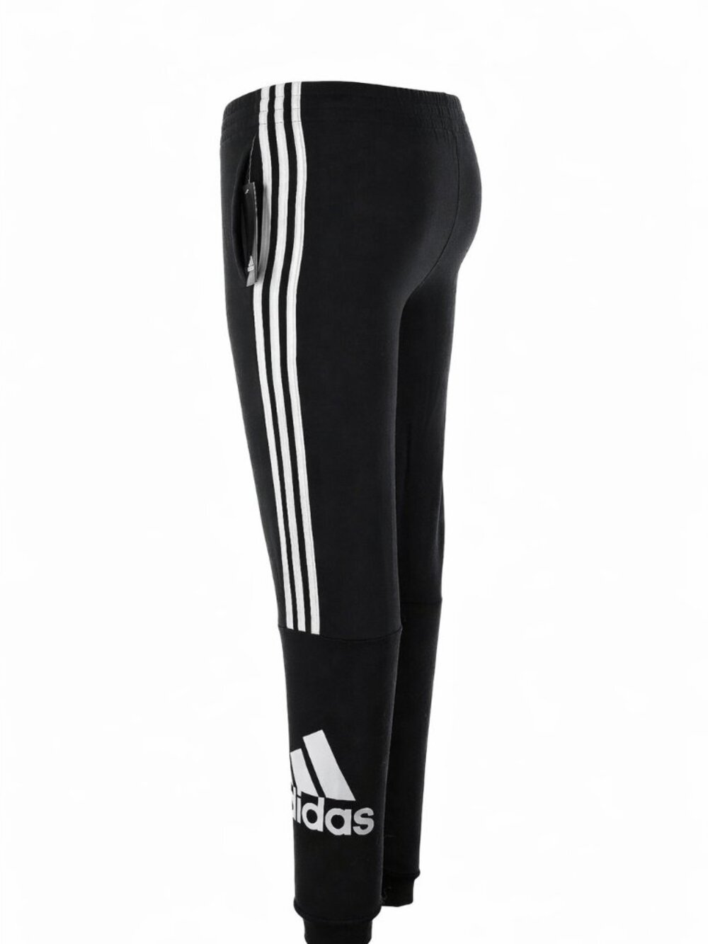 ADIDAS BLACK SWEATPANTS WITH DRAWSTRINGS SIZE XL NWT